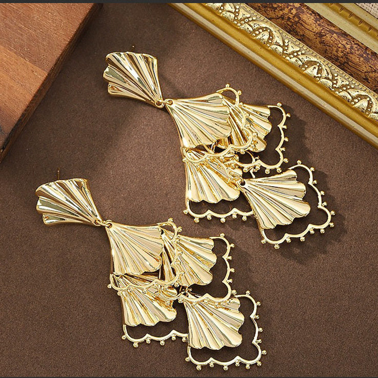 Fashion Statement Leaf Drop Earrings – European & American Style