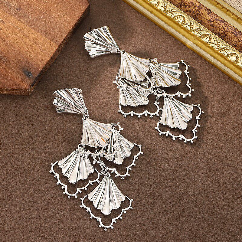 Fashion Statement Leaf Drop Earrings – European & American Style