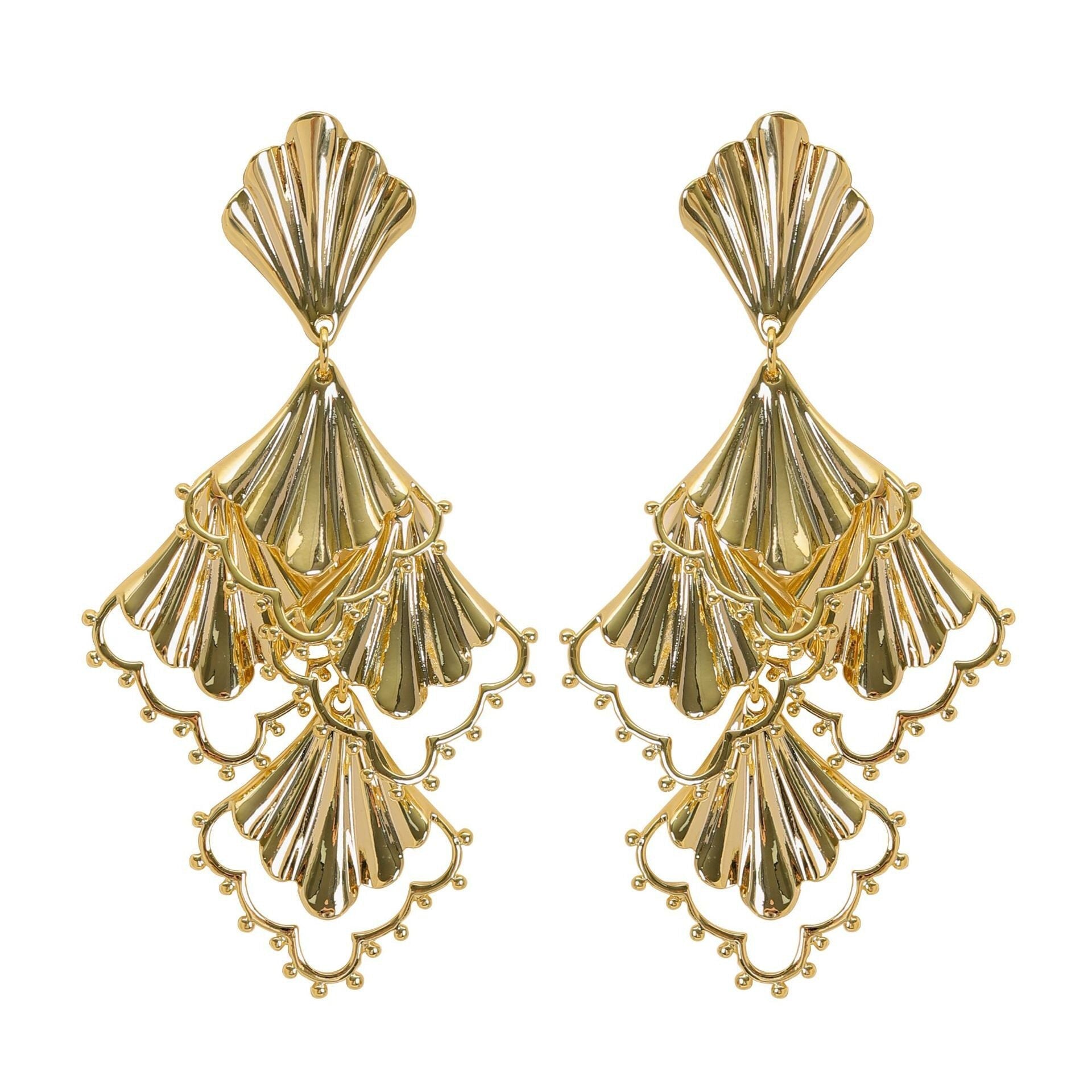 Fashion Statement Leaf Drop Earrings – European & American Style