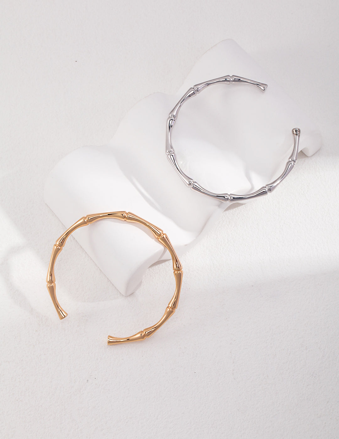 S925 Sterling Silver Bamboo Segment Jewelry