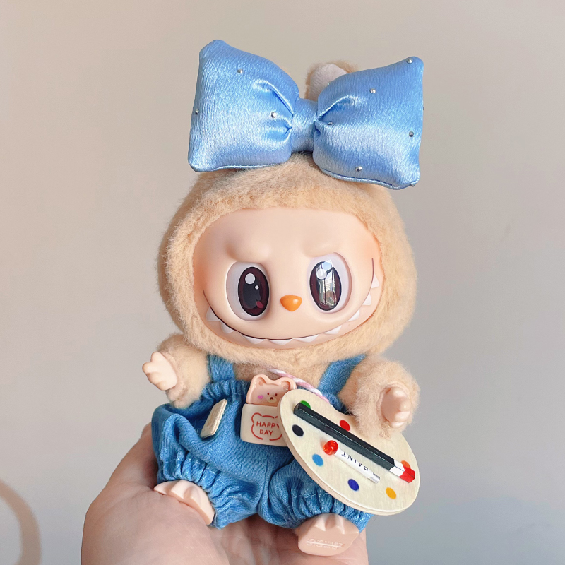 Wanderlust Studio Labubu Seat Doll Overalls Outfit