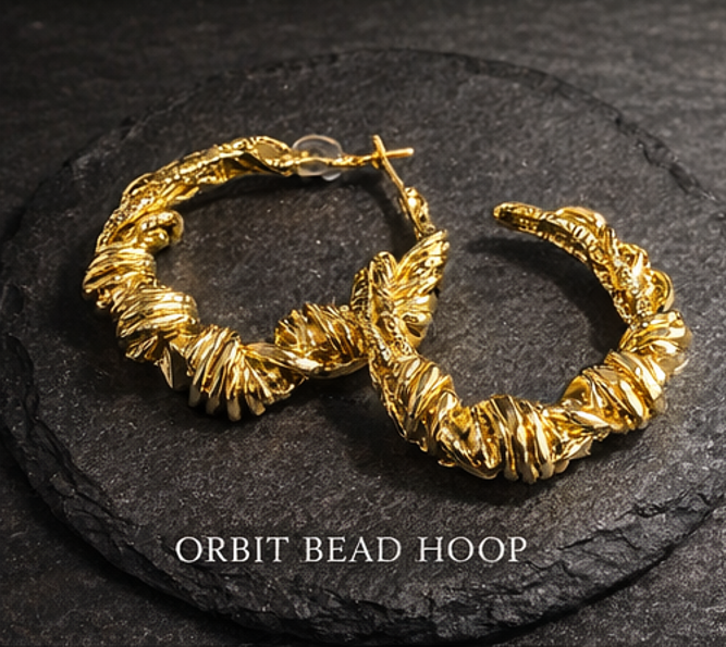 Wanderlust Studio x THE SCULPTURAL EDIT Gold Earrings Collection