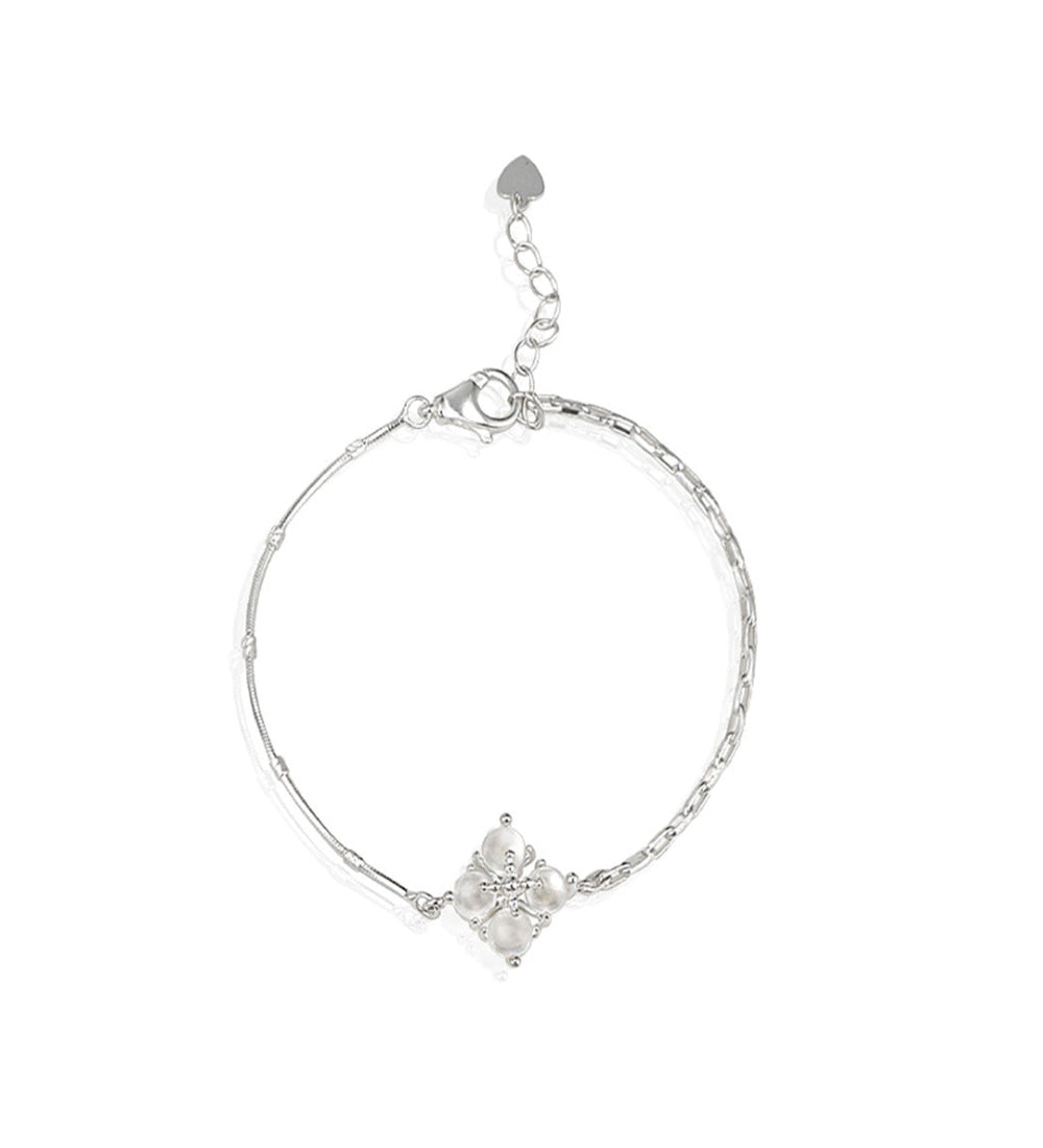 Sparkling Fountain Pendant - A Dainty Crystal Garden Collarbone Necklace