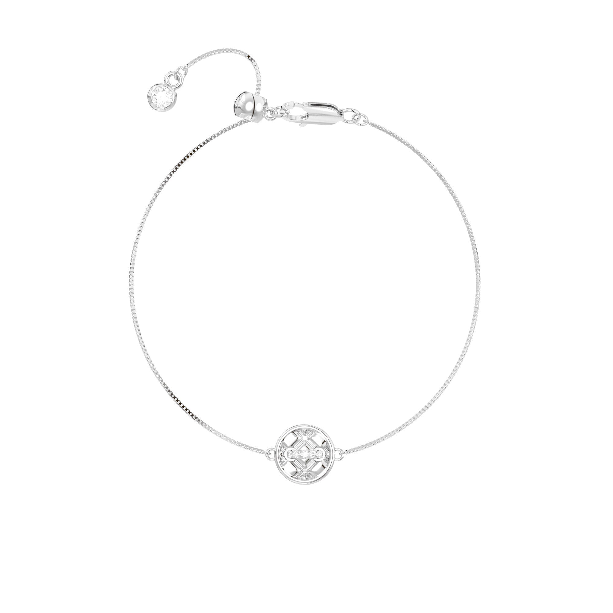 Button Series Minimalist Layered Adjustable Pull-String Bracelet, Korean Elegant Design