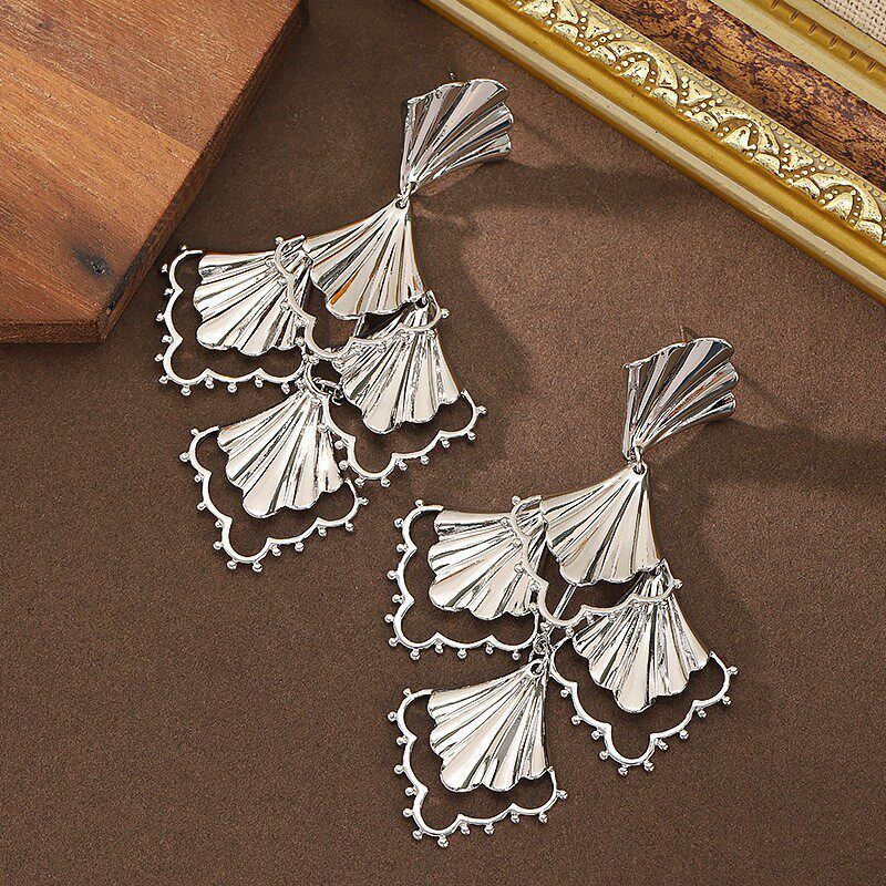 Fashion Statement Leaf Drop Earrings – European & American Style