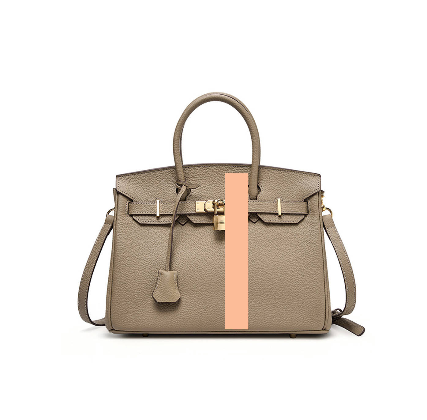 Women’s Handbag, Togo Leather, Top Handle, Cross-body with shoulder strap