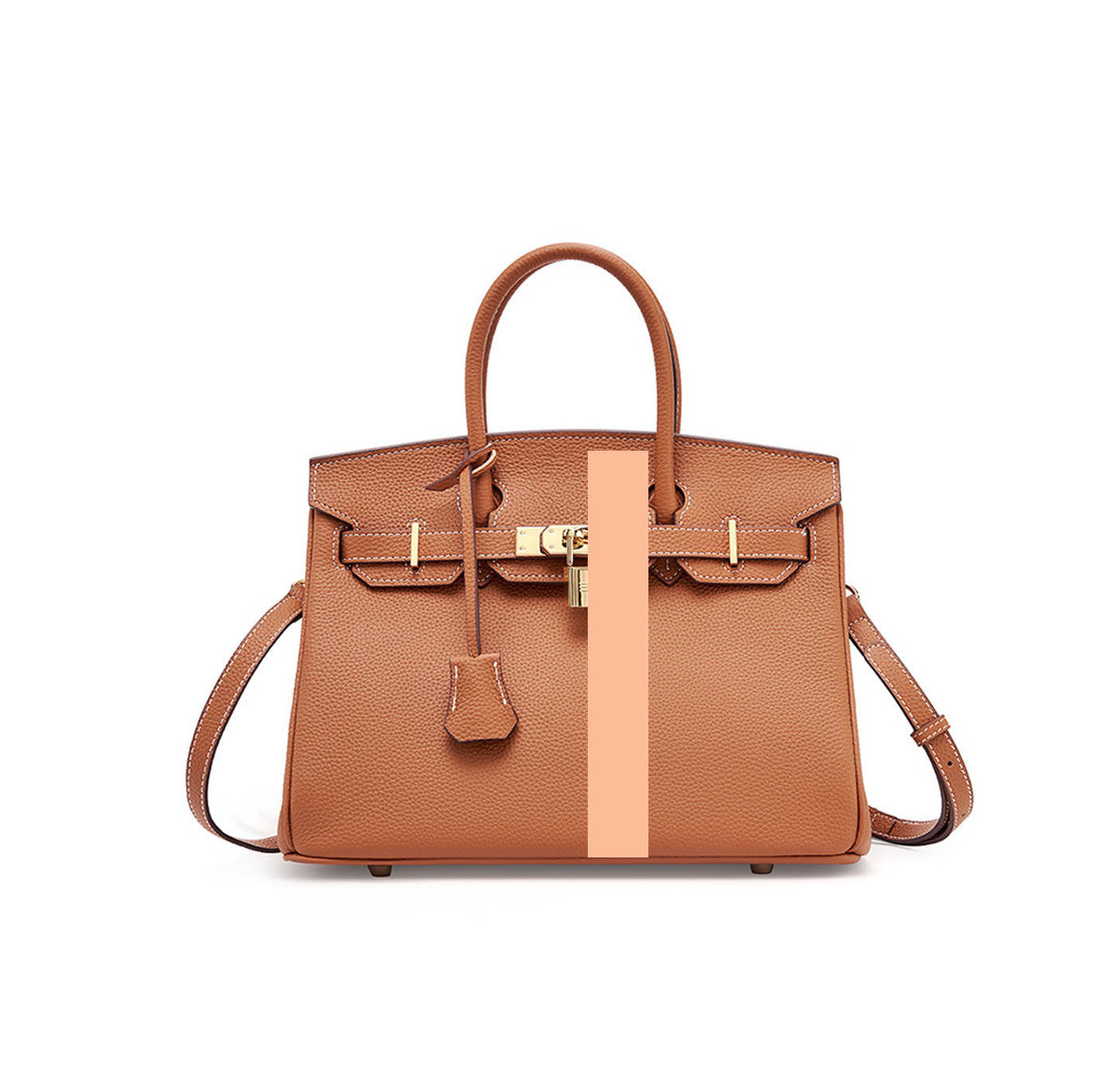 Women’s Handbag, Togo Leather, Top Handle, Cross-body with shoulder strap