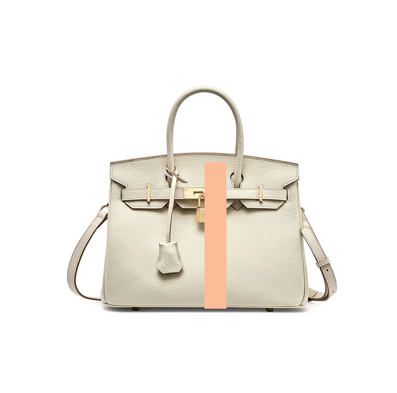 Women’s Handbag, Togo Leather, Top Handle, Cross-body with shoulder strap