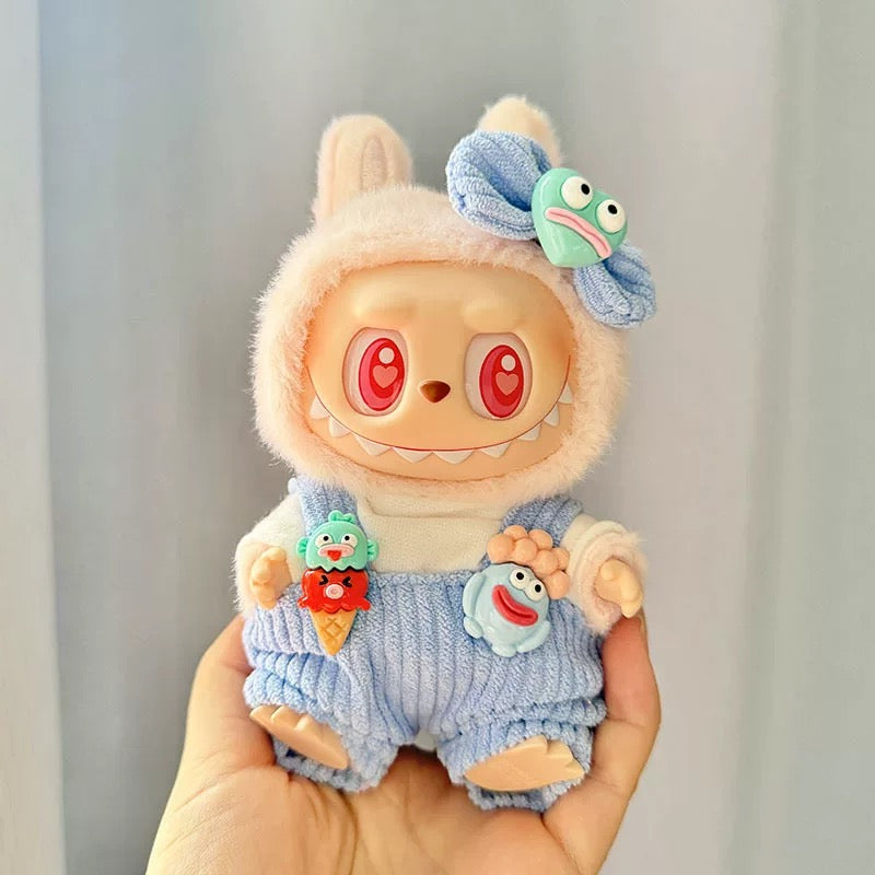 Wanderlust Studio Labubu Clothes Baby Collection for Have a Seat Vinyl Plush/Tasty Macaron Vinyl Plush
