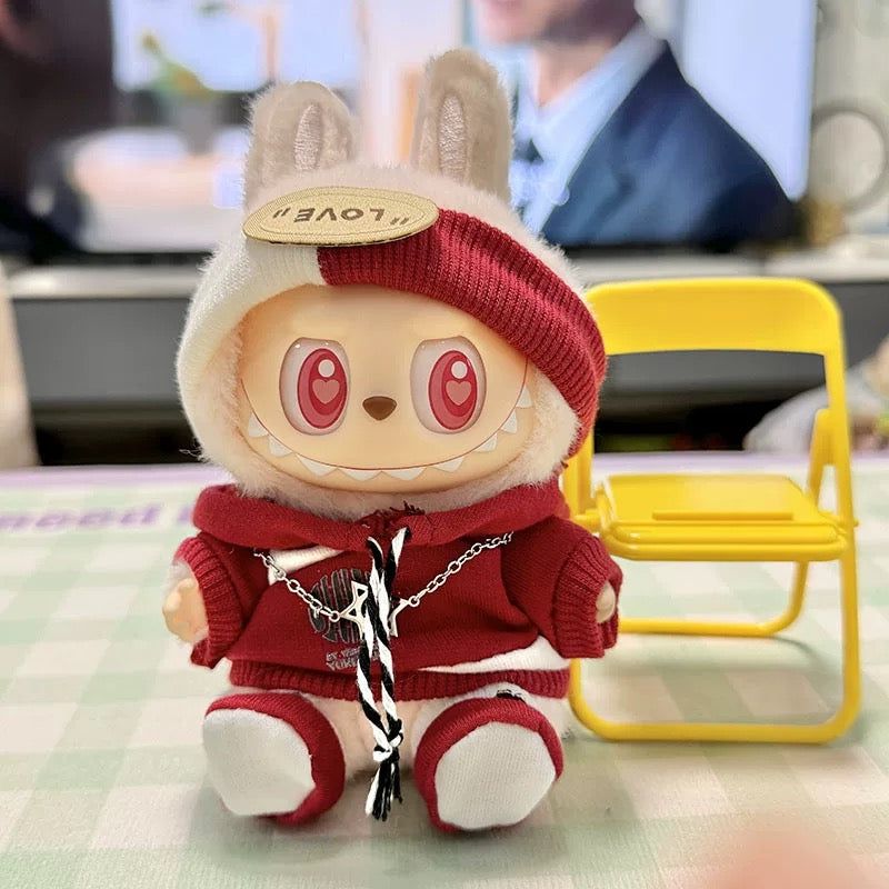 Wanderlust Studio Labubu Clothes Baby Collection for Have a Seat Vinyl Plush/Tasty Macaron Vinyl Plush