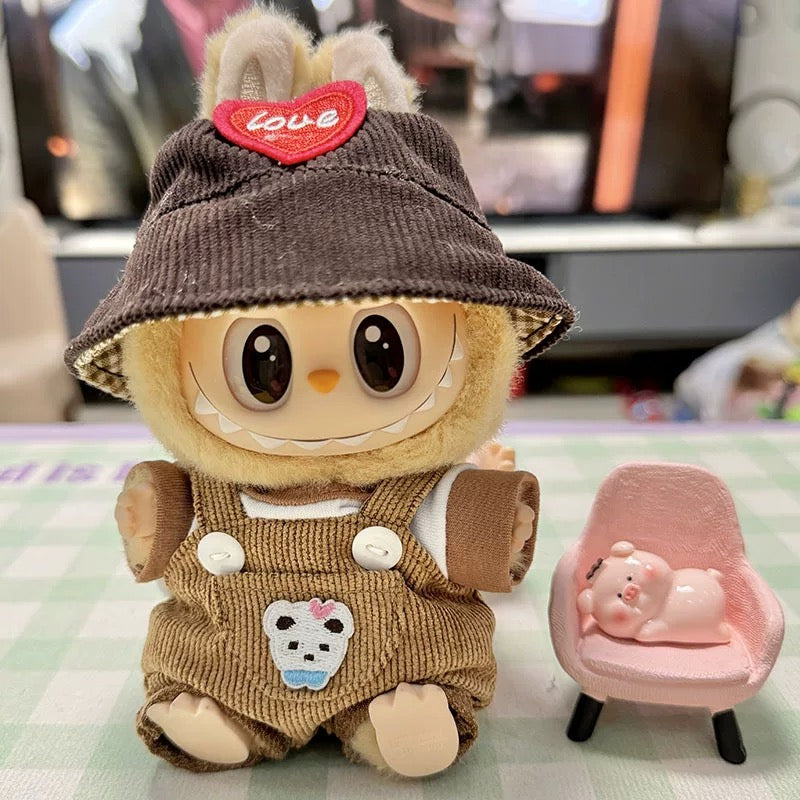Wanderlust Studio Labubu Clothes Baby Collection for Have a Seat Vinyl Plush/Tasty Macaron Vinyl Plush