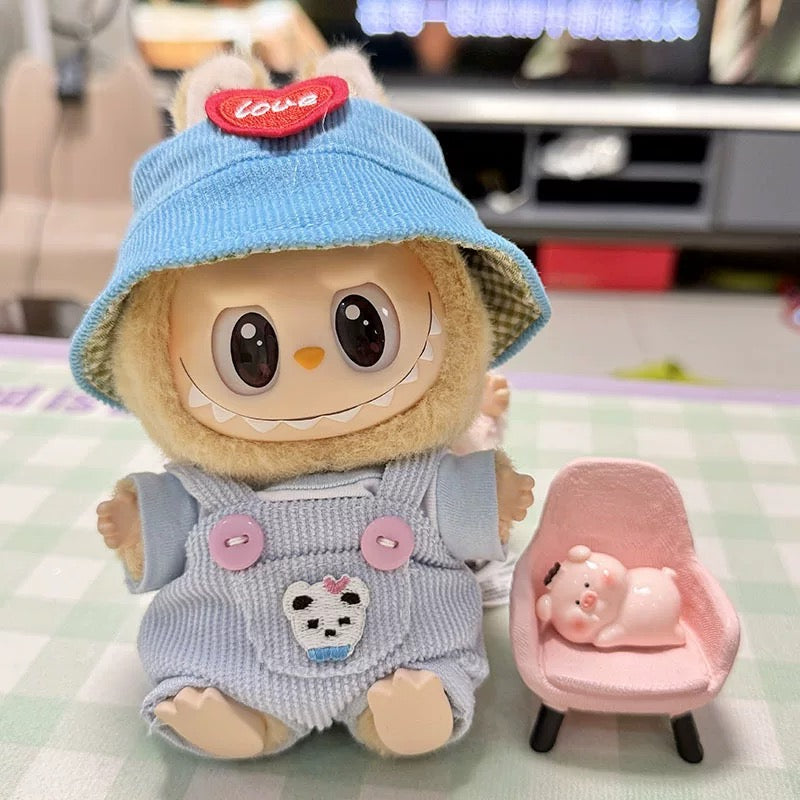 Wanderlust Studio Labubu Clothes Baby Collection for Have a Seat Vinyl Plush/Tasty Macaron Vinyl Plush