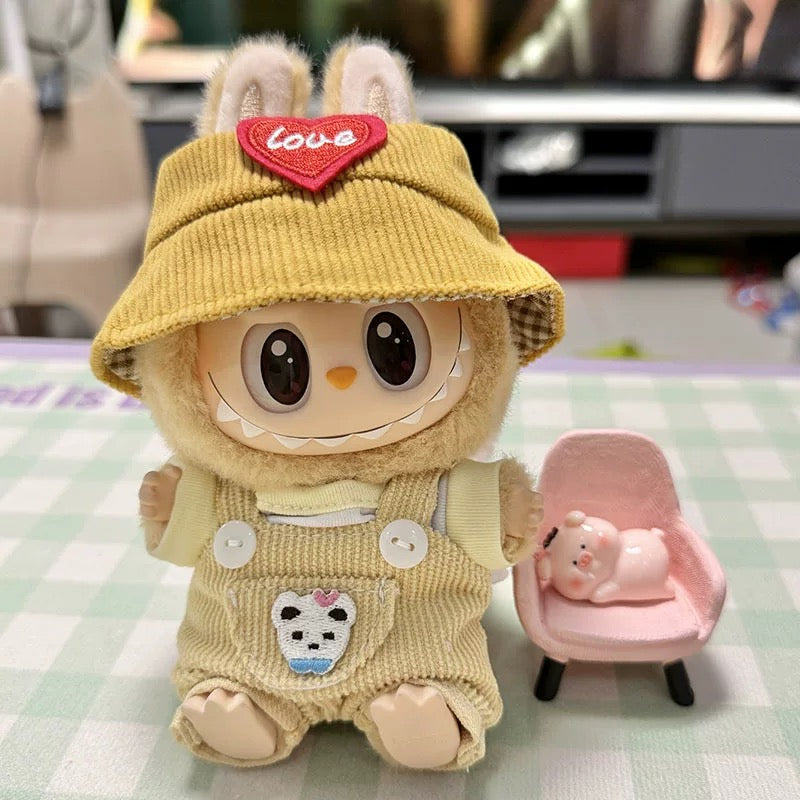 Wanderlust Studio Labubu Clothes Baby Collection for Have a Seat Vinyl Plush/Tasty Macaron Vinyl Plush