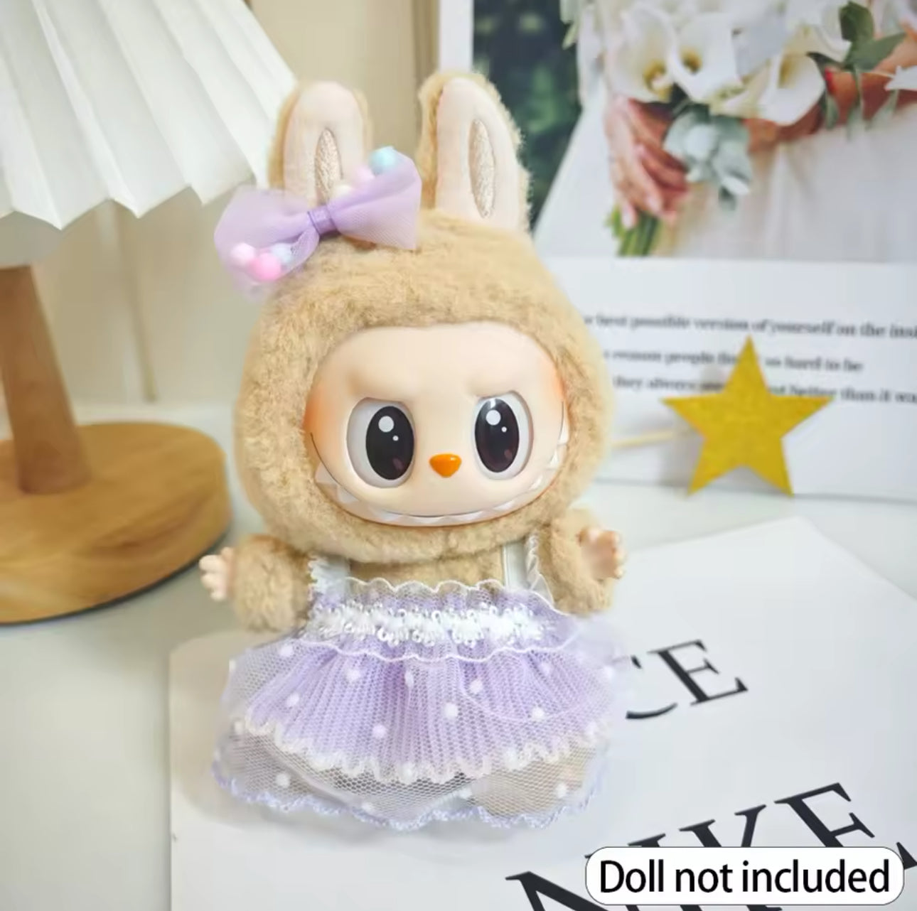Wanderlust Studio Labubu Clothes Baby Collection for Have a Seat Vinyl Plush/Tasty Macaron Vinyl Plush