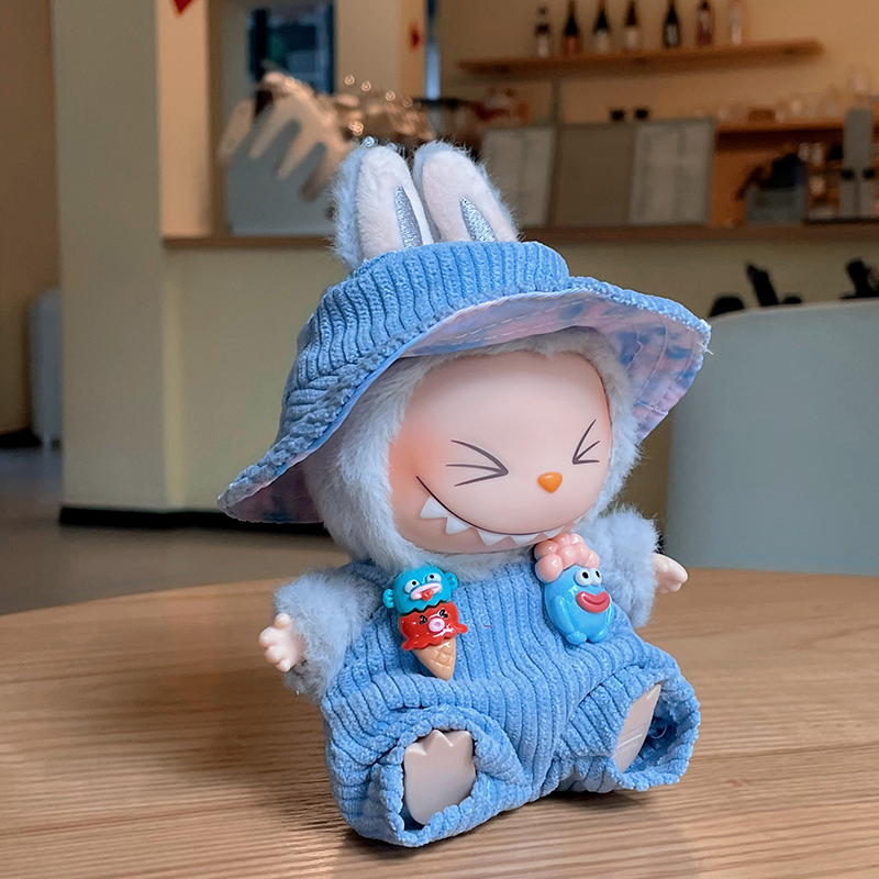 Wanderlust Studio Labubu Seat Doll Overalls Outfit