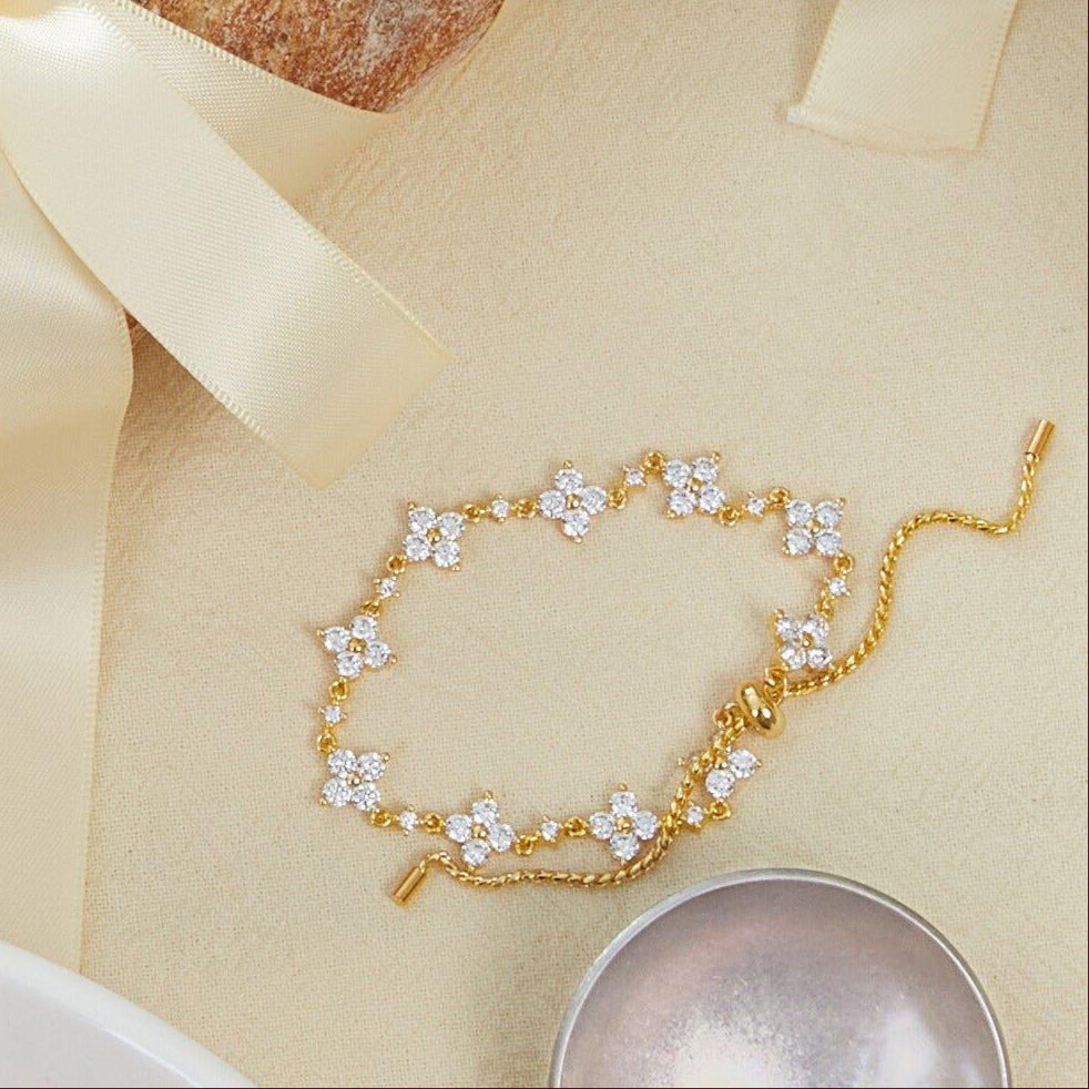 ワンダーラスト スタジオ スパークル クローバー ブレスレット