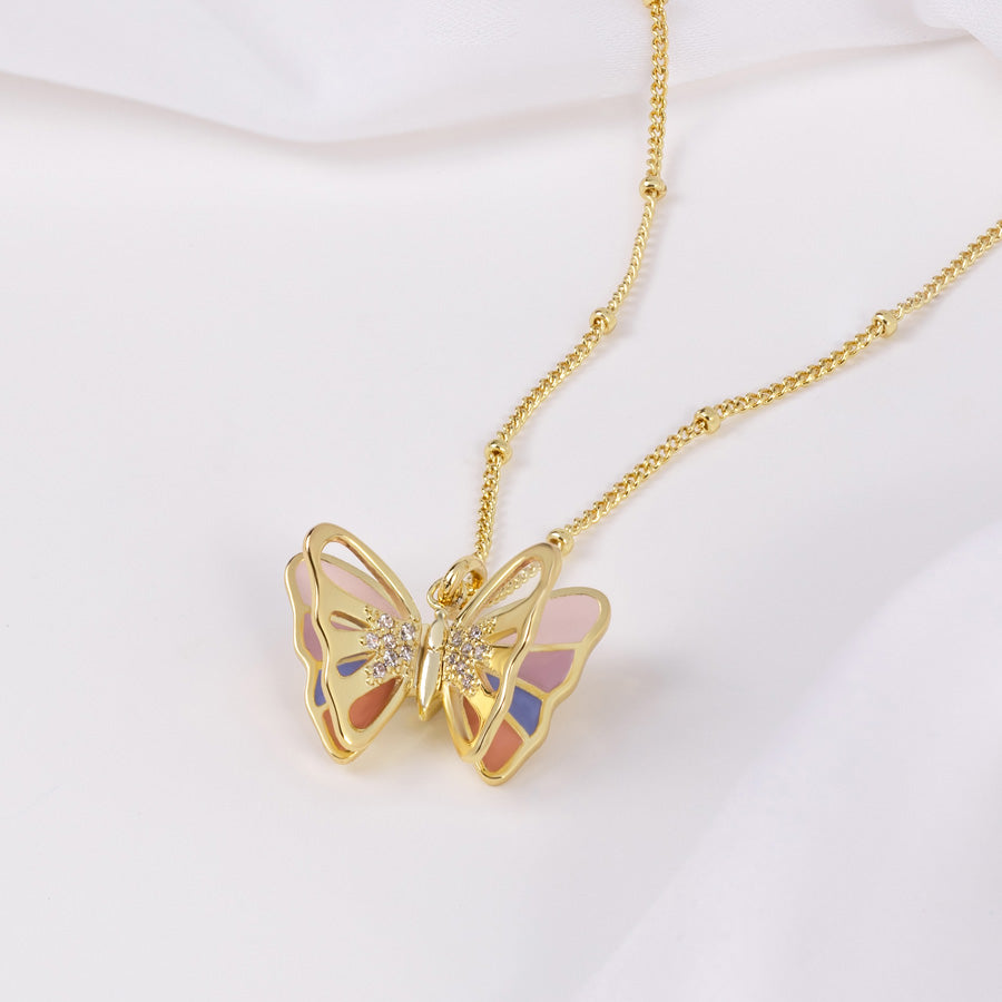 Wanderlust Studio Flutter Gold Necklace