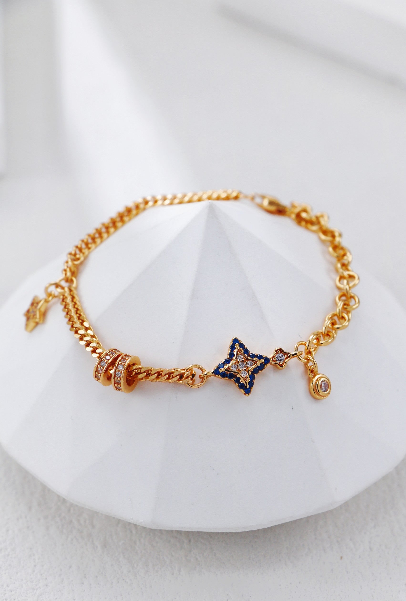 Sterling Silver Zircon Bracelet
