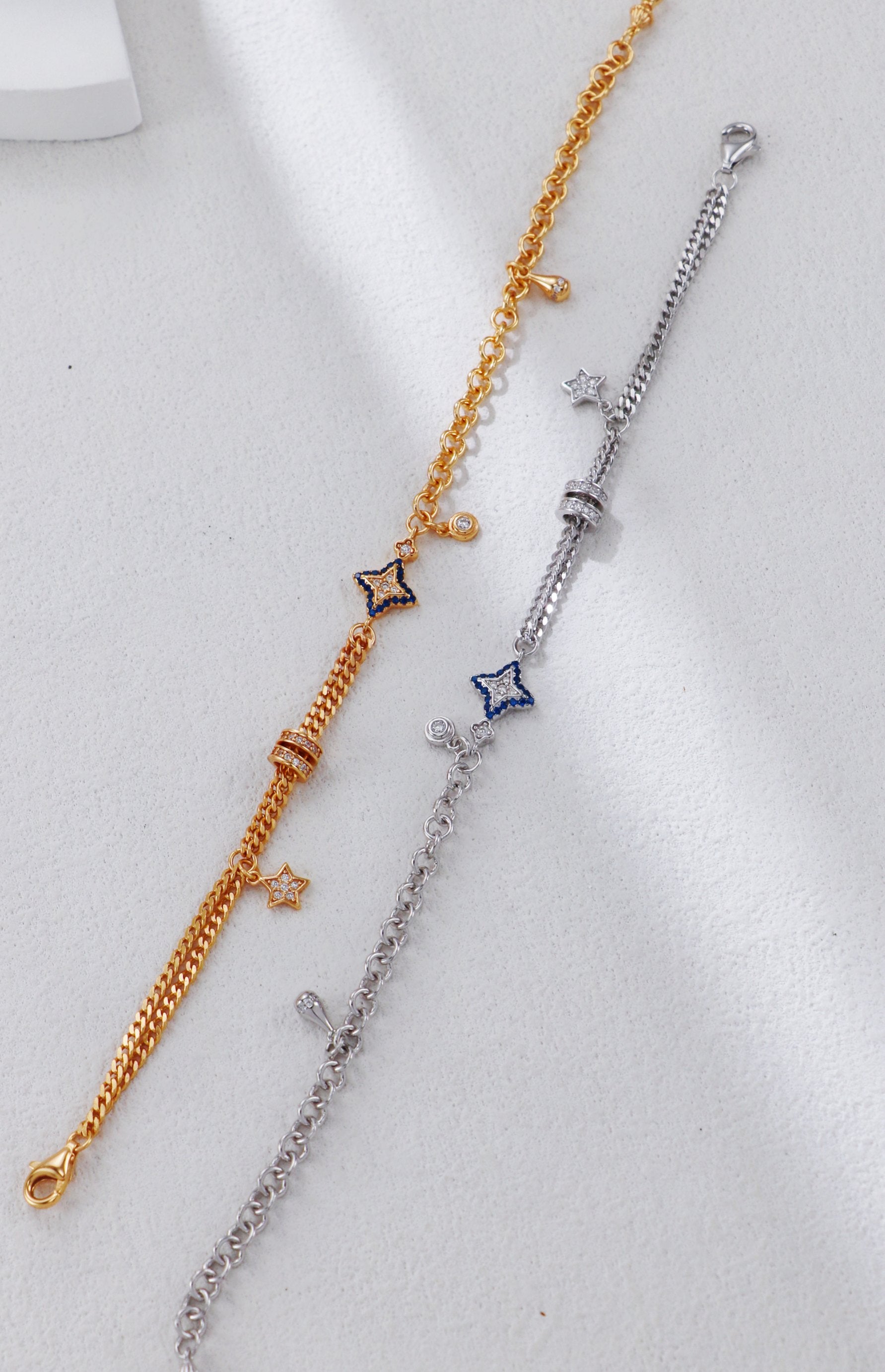 Sterling Silver Zircon Bracelet