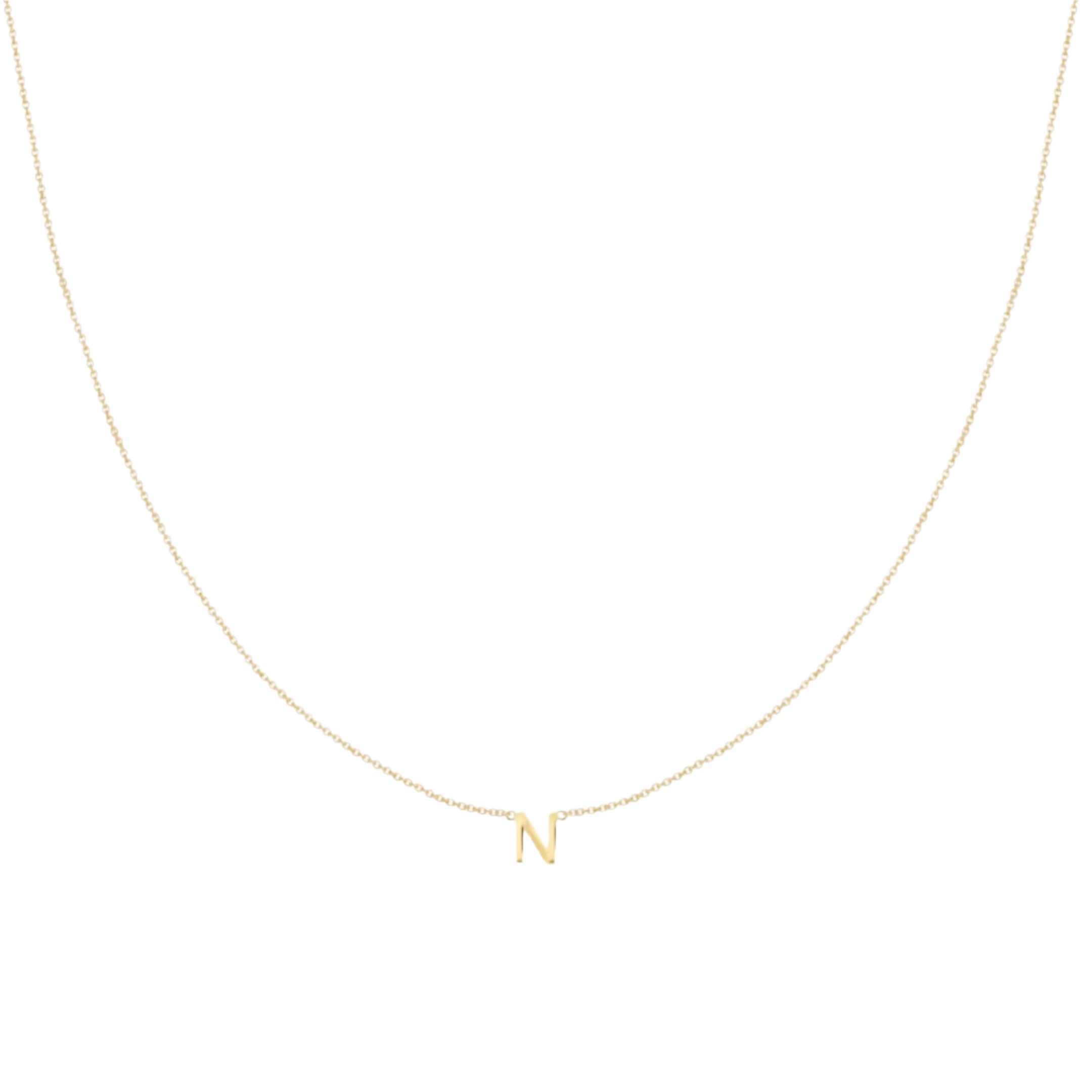 Original Single Initial Letter Necklace