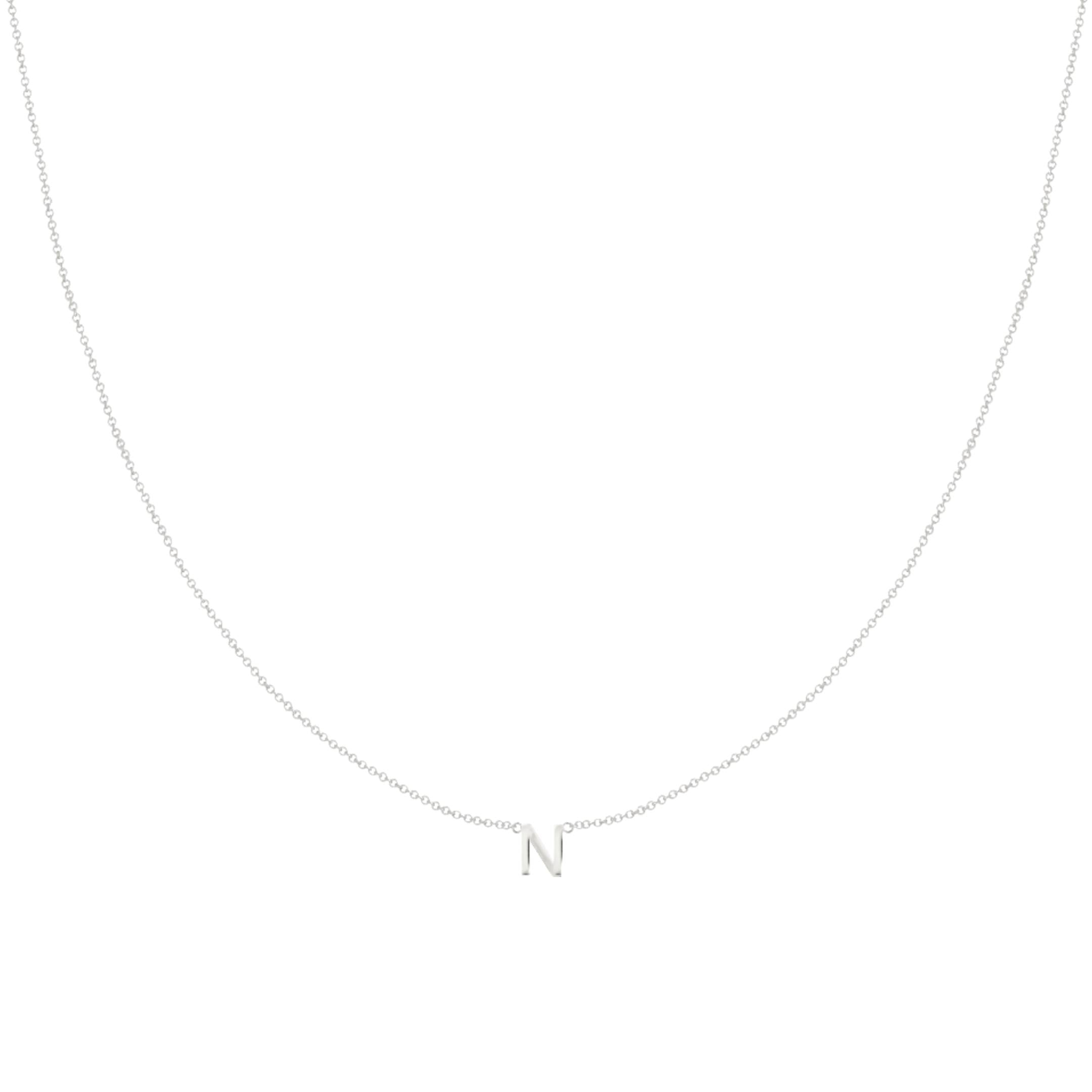 Original Single Initial Letter Necklace