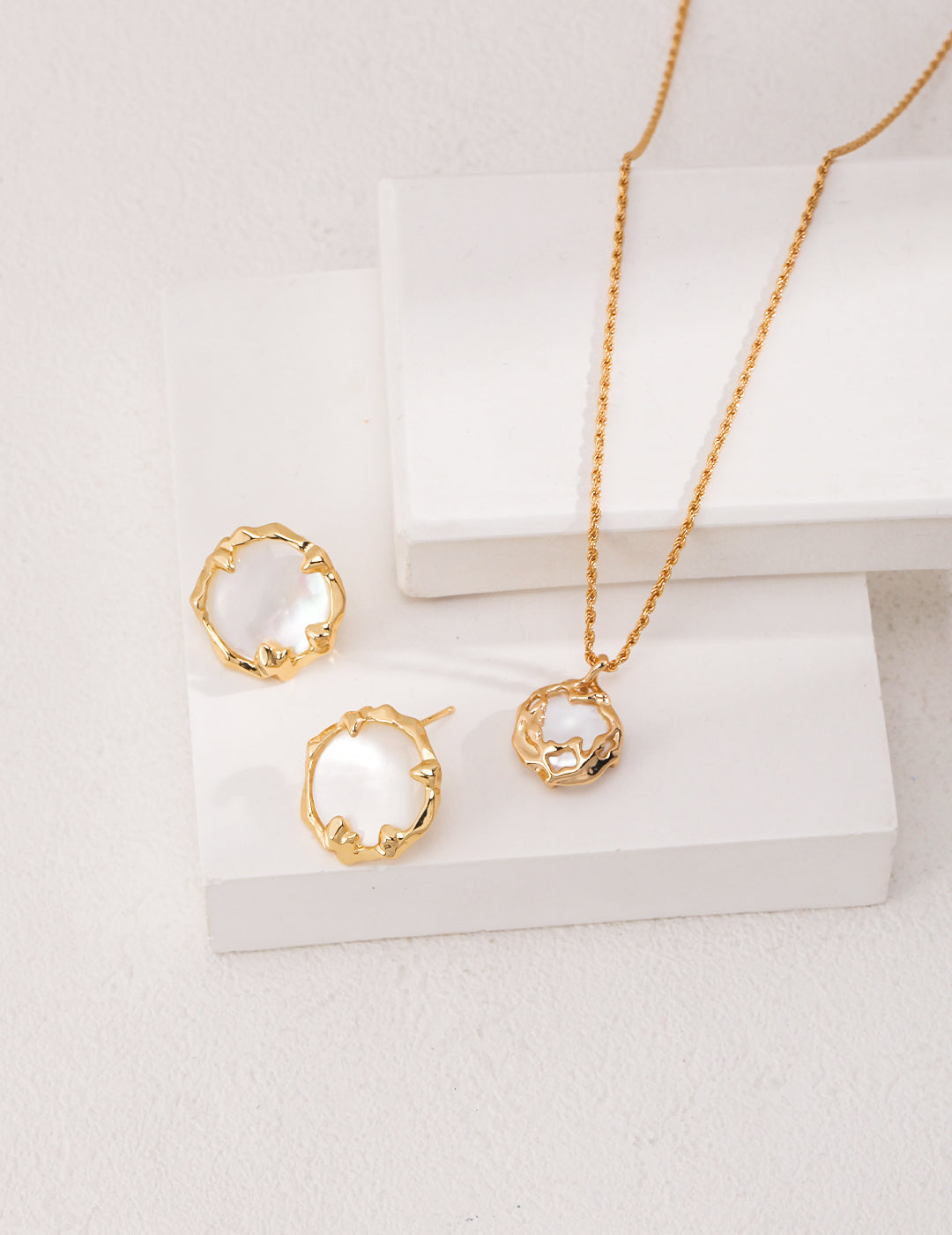 Minimalist Hand-Carved Pearl Studs, Solid Sterling Silver Earrings for Everyday Elegance