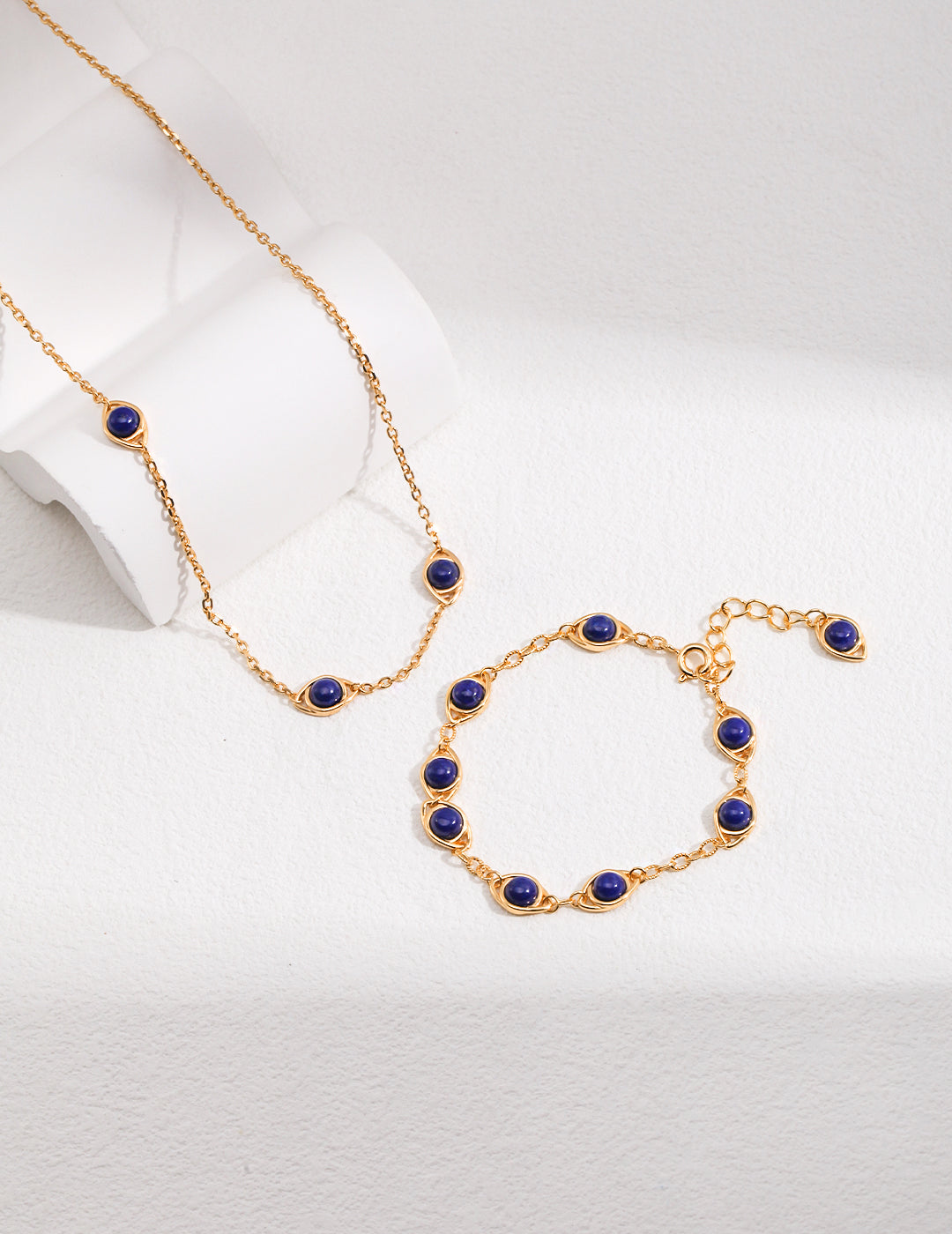 S925 Sterling Silver Natural Stone Jewelry – Tiger’s Eye & Lapis Lazuli Collection