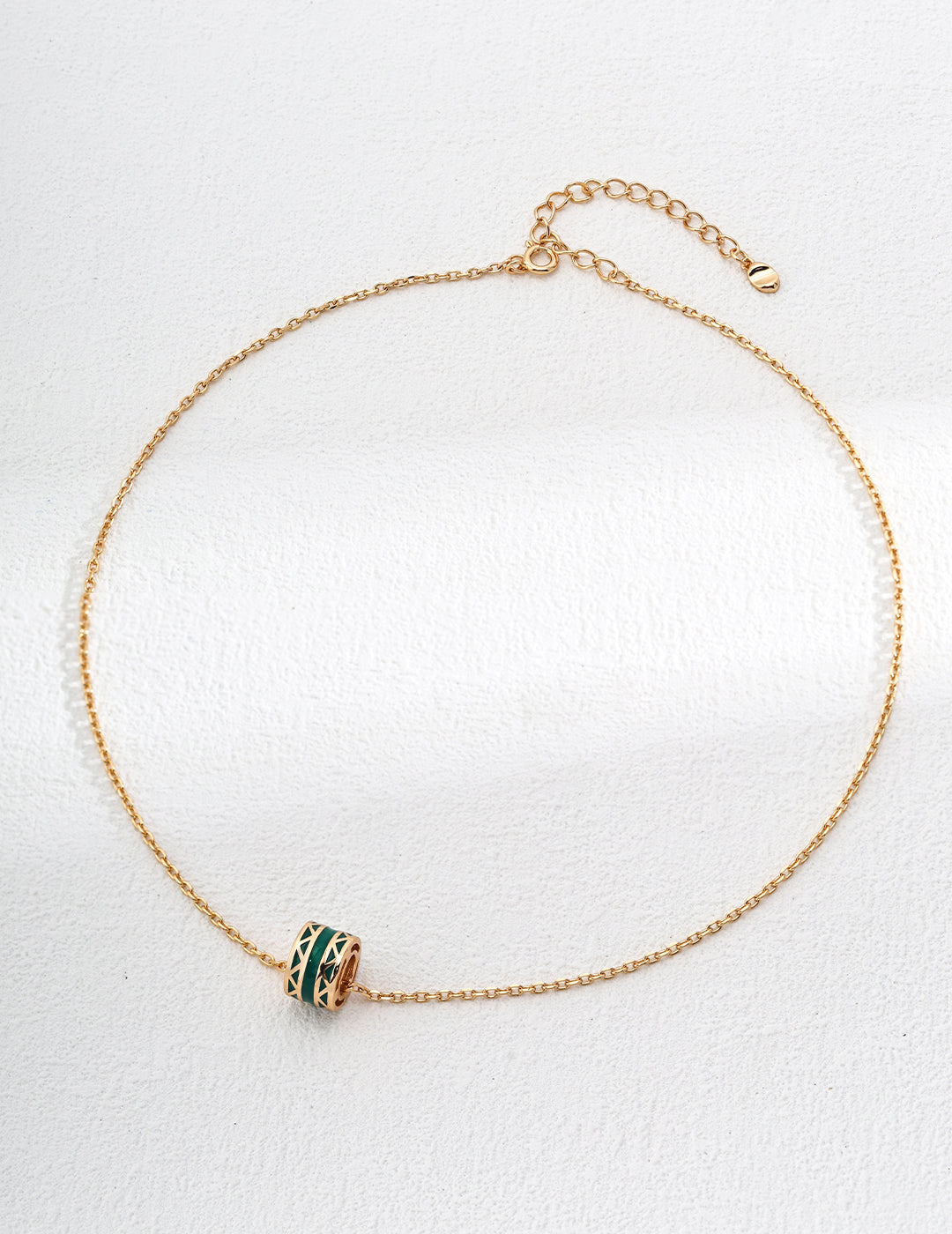 Neo-Japanese Enamel Layered Necklace