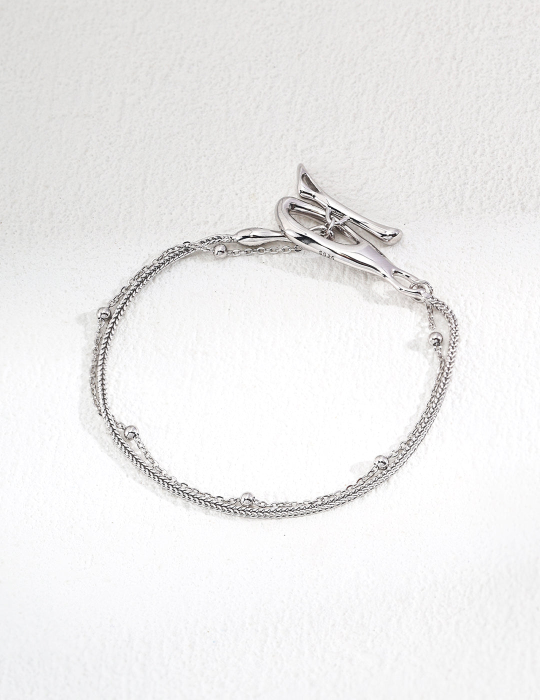 S925 Sterling Silver Minimalist Chain Bracelet, Elegant Everyday Jewelry