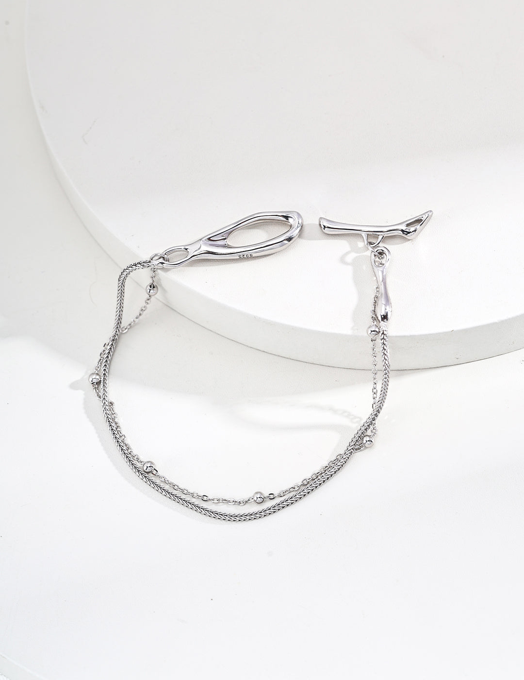 S925 Sterling Silver Minimalist Chain Bracelet, Elegant Everyday Jewelry