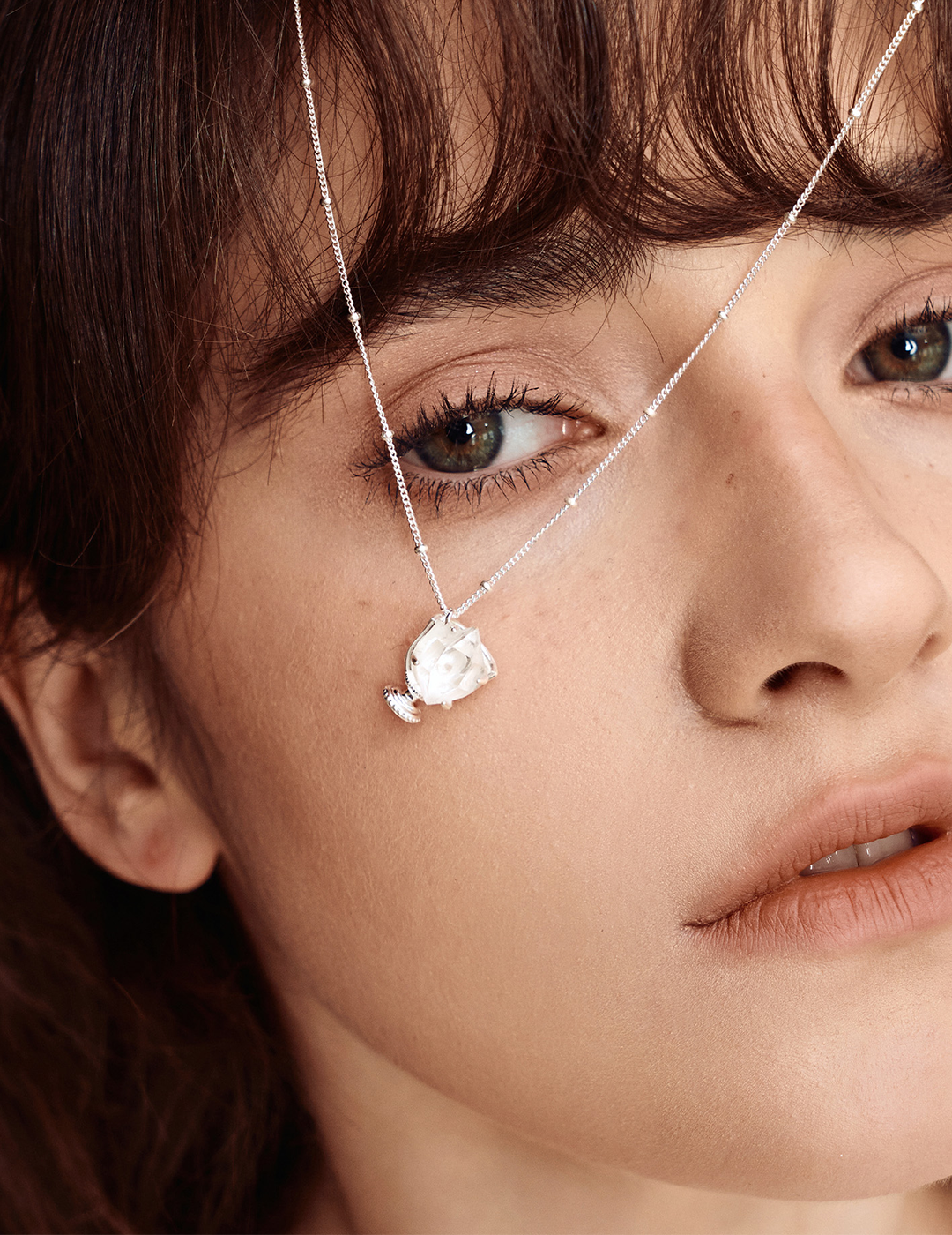 The Manor Collection - Gilded Crystal Goblet Necklace with Amethyst & Flash Diamond