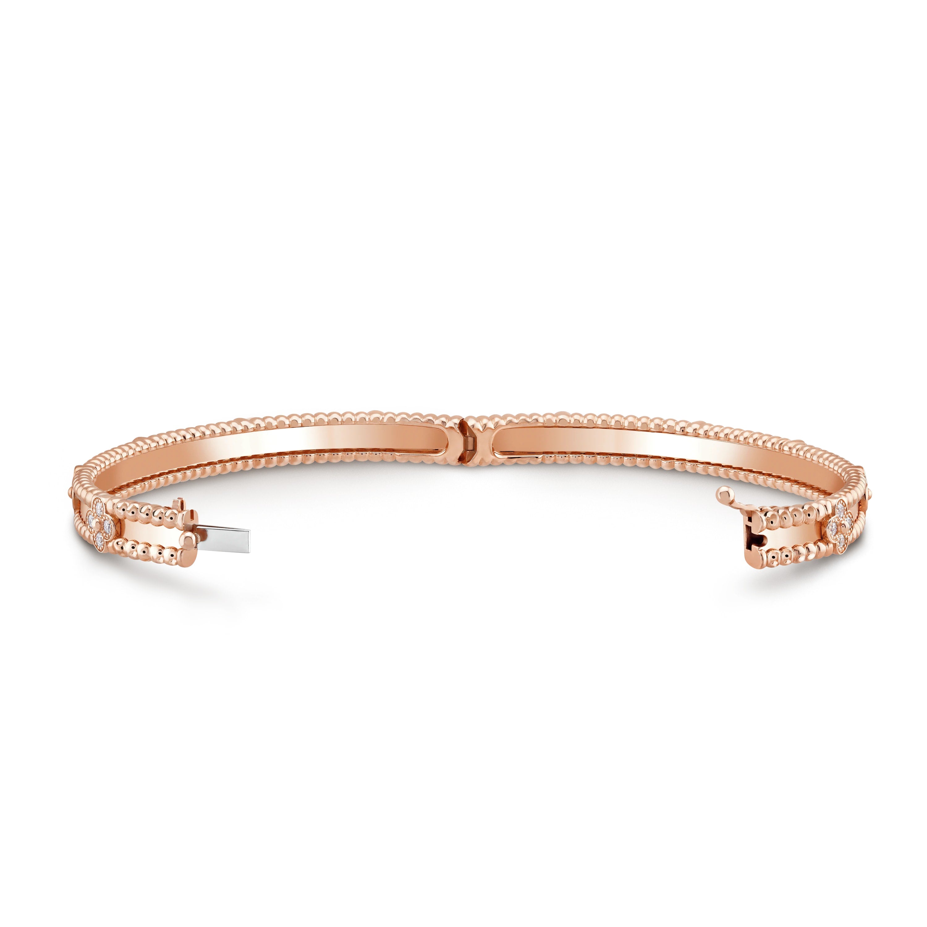 Wanderlust Studio Perlee Sweet Clovers Bracelet,18k Gold Plated