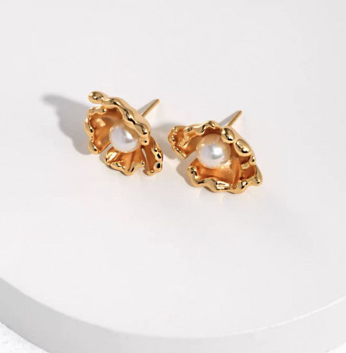 S925 Sterling Silver Natural Pearl Jewelry – Wave Design Collection