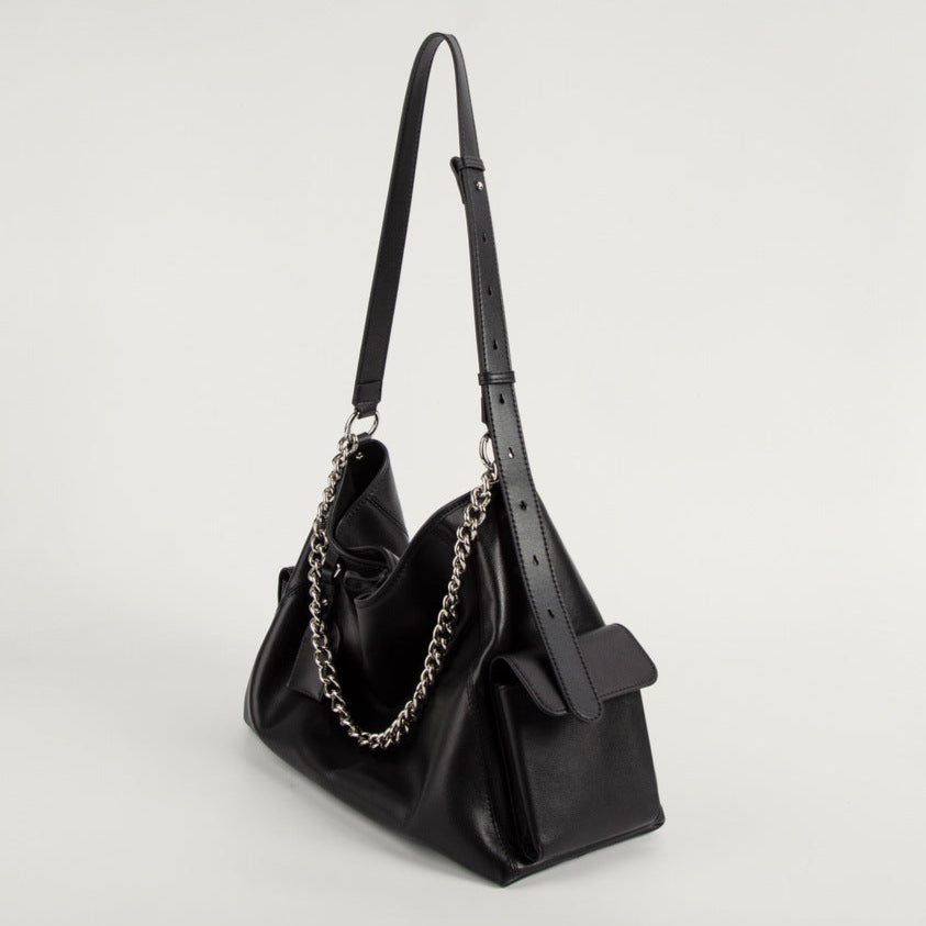 Women's Genuine Leather Handbag with Croc Print, Top Handle, and Versatile Cross-body Shoulder Strap for Everyday Sophistication