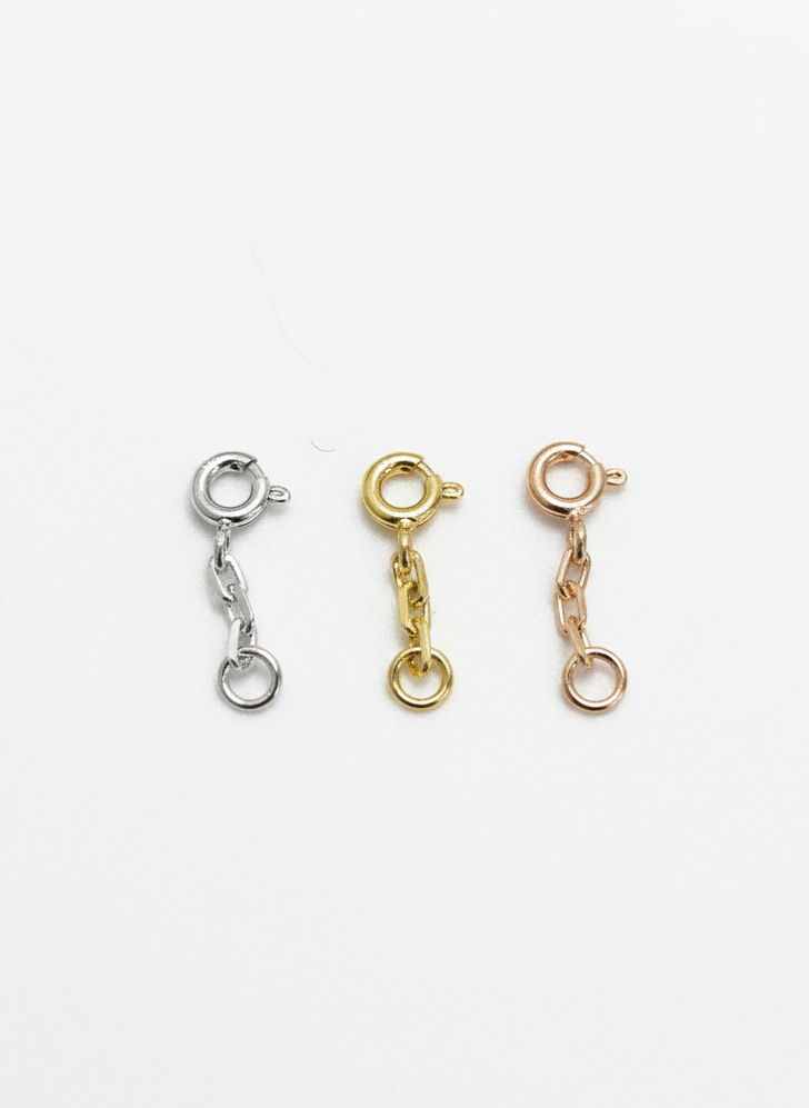 Clover Leaf Bracelet Extension Chain – 0.6 inch (Orders containing this item alone will not be shipped)