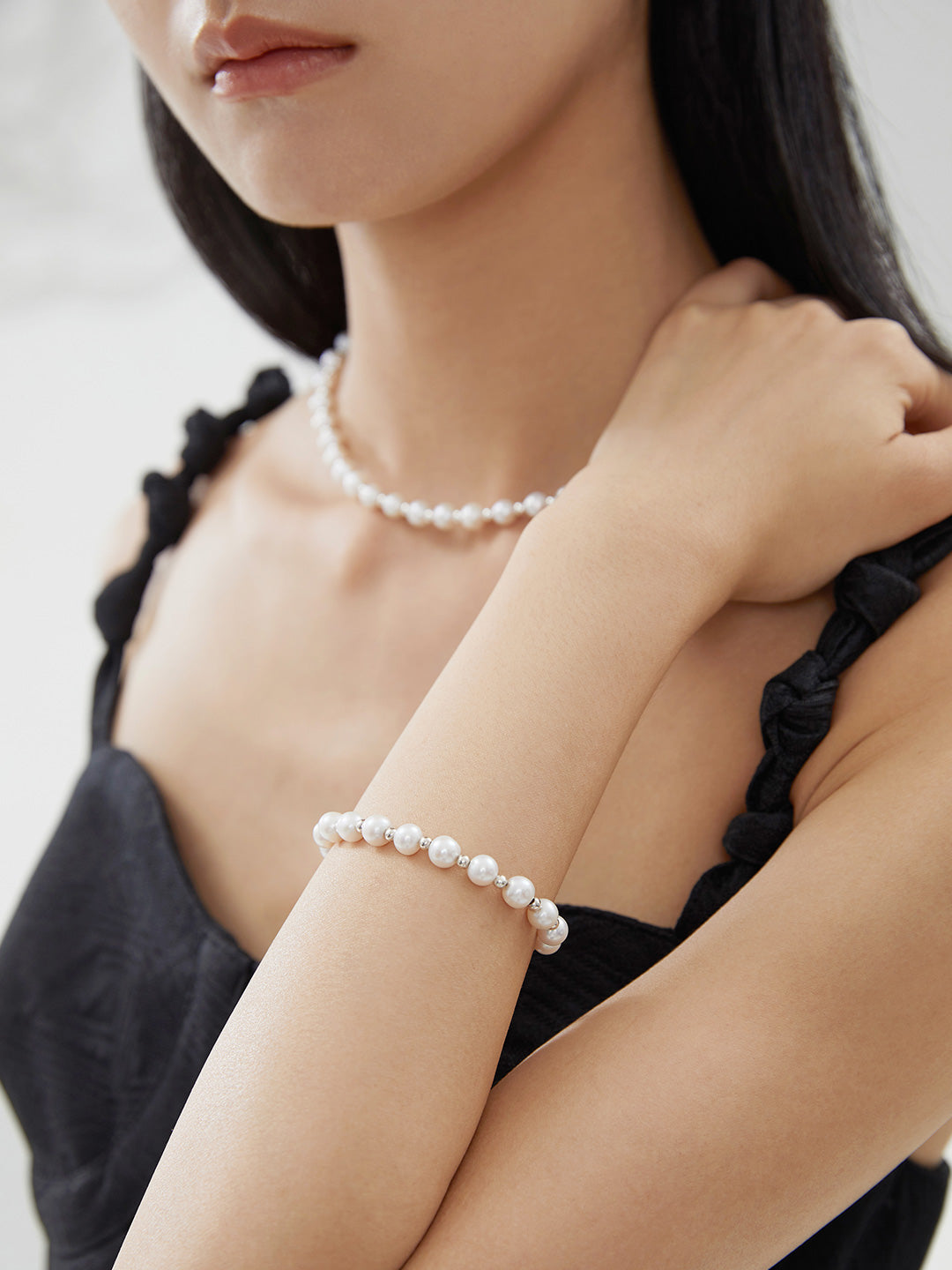 Wanderlust Studio Designer Collection Pearl Chain Bracelet