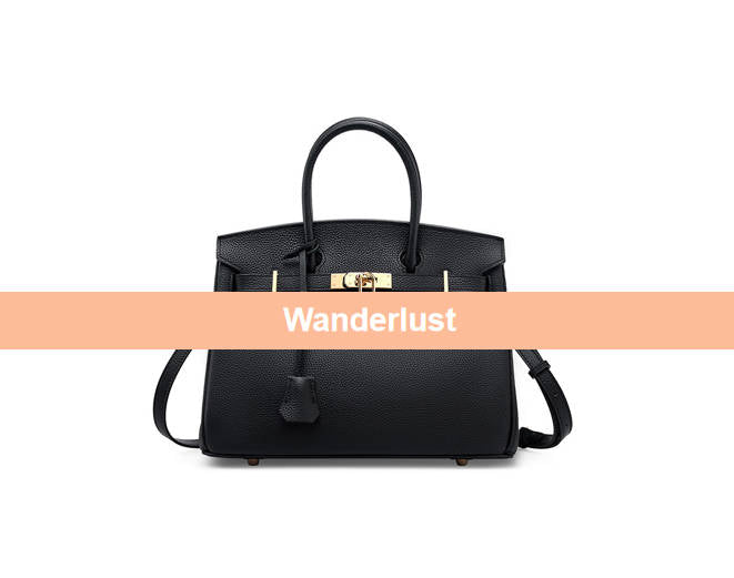 Women’s Handbag, Togo Leather, Top Handle, Cross-body with shoulder strap