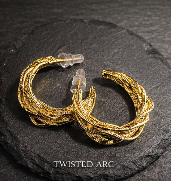 Wanderlust Studio x THE SCULPTURAL EDIT Gold Earrings Collection