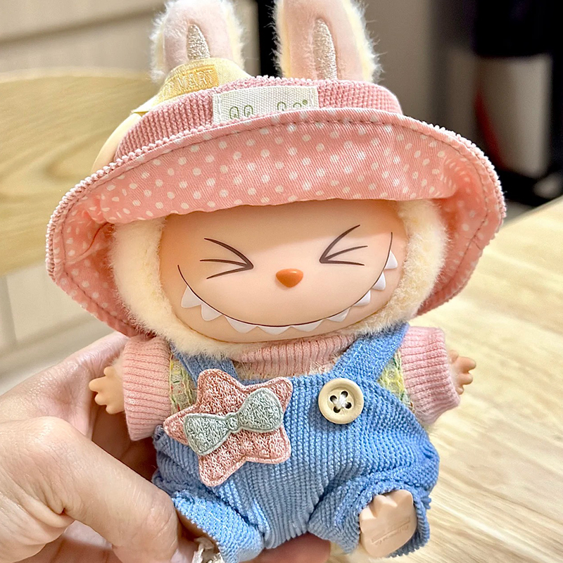 Wanderlust Studio Labubu Seat Doll Overalls Outfit