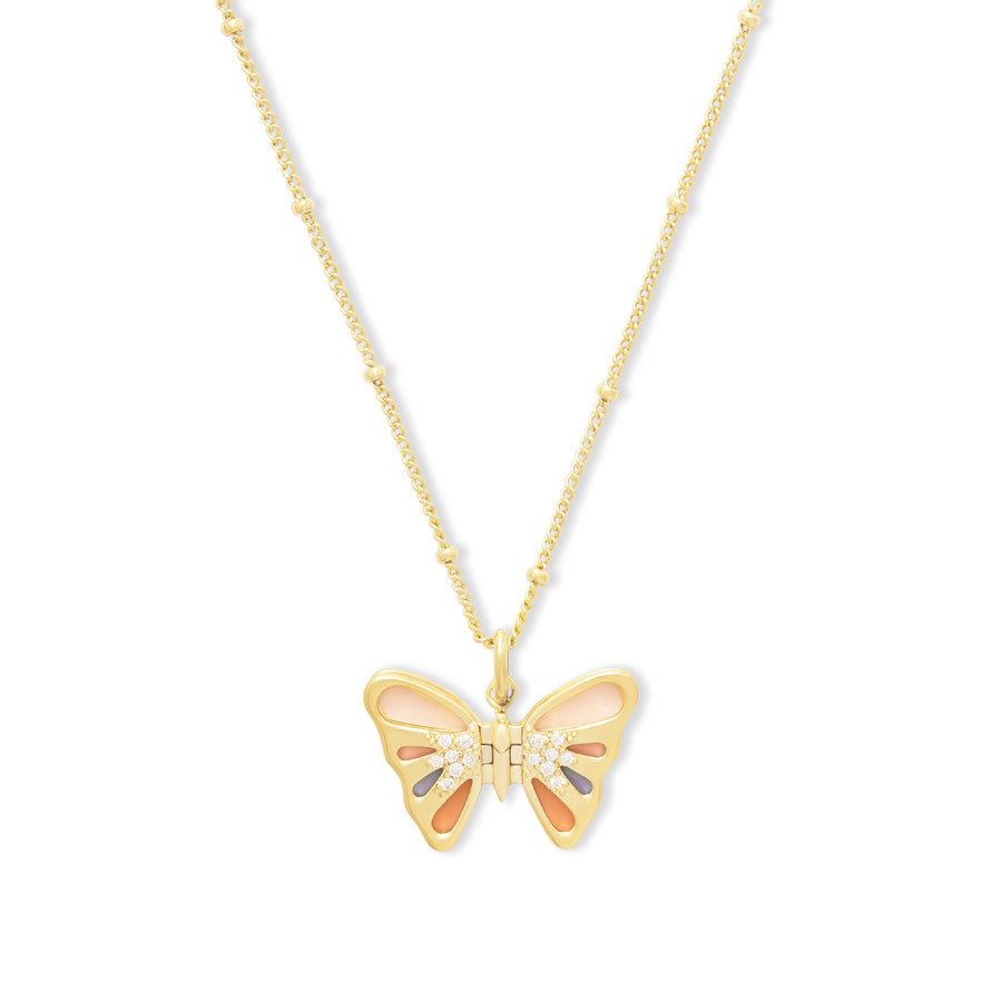 Wanderlust Studio Flutter Gold Necklace