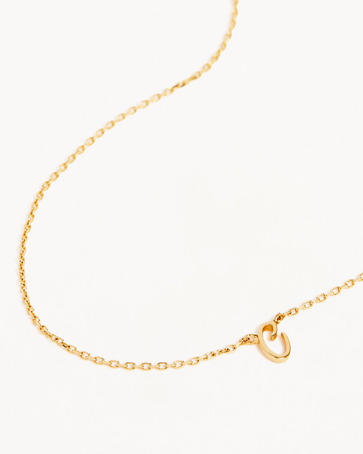 18k Plating Gold Love Letter Necklace