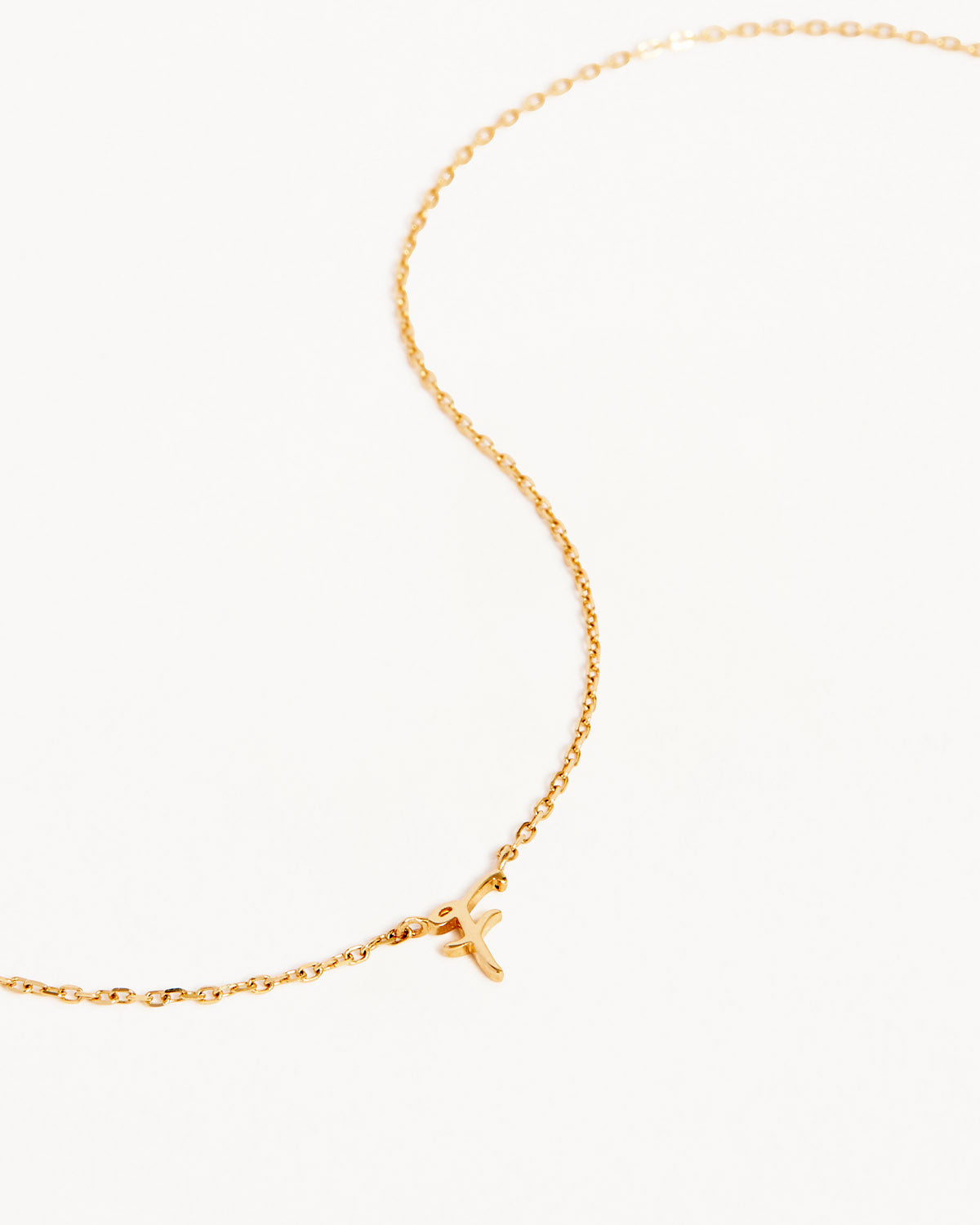 18k Plating Gold Love Letter Necklace