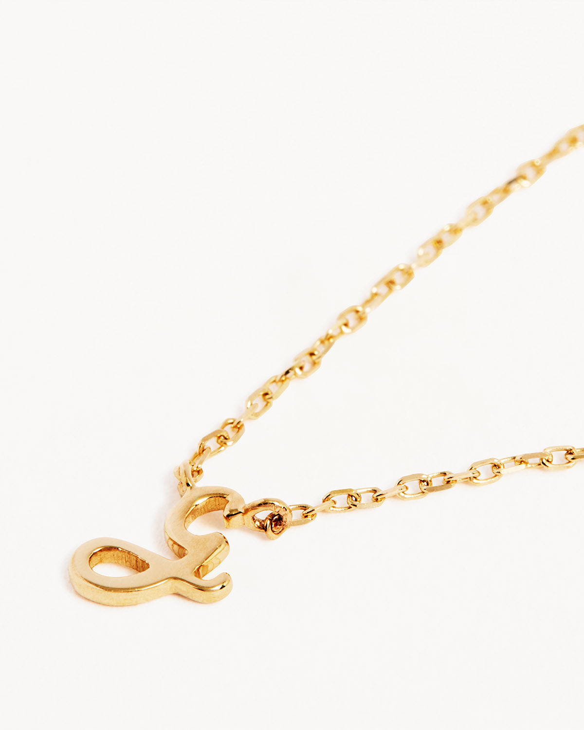 18k Plating Gold Love Letter Necklace