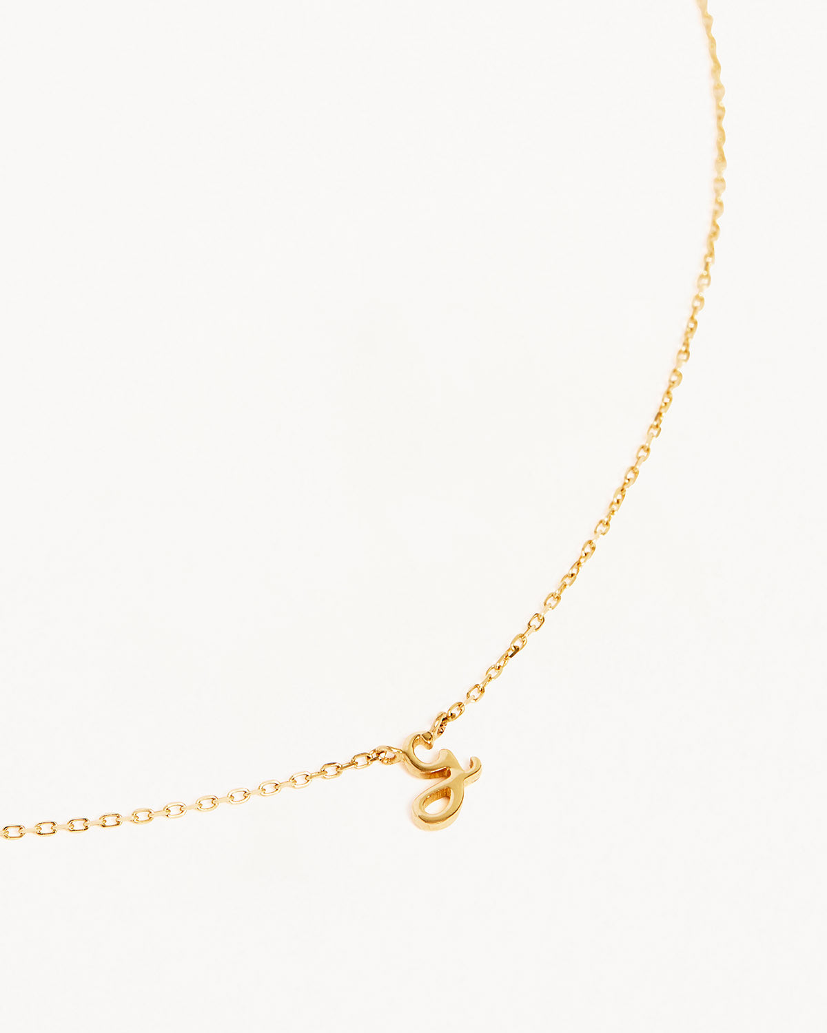 18k Plating Gold Love Letter Necklace
