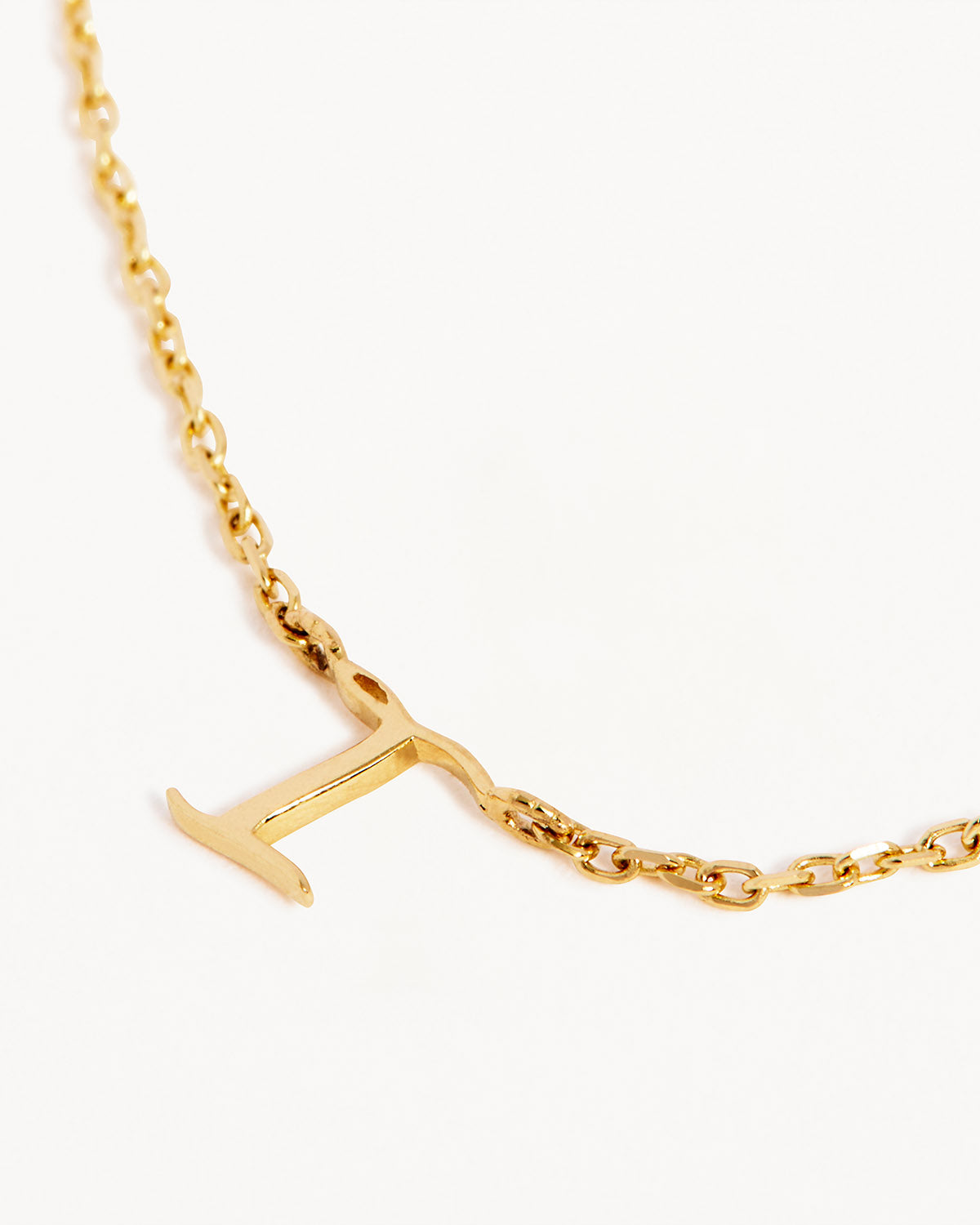 18k Plating Gold Love Letter Necklace