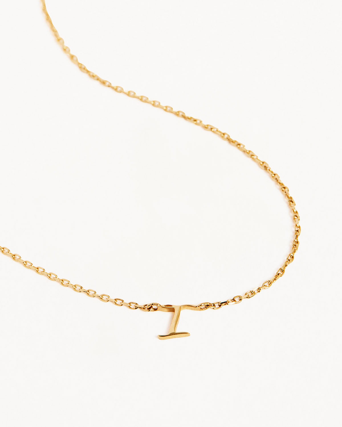 18k Plating Gold Love Letter Necklace