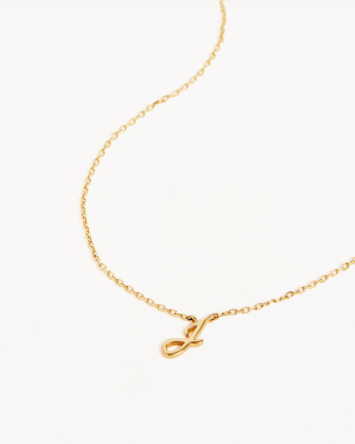 18k Plating Gold Love Letter Necklace