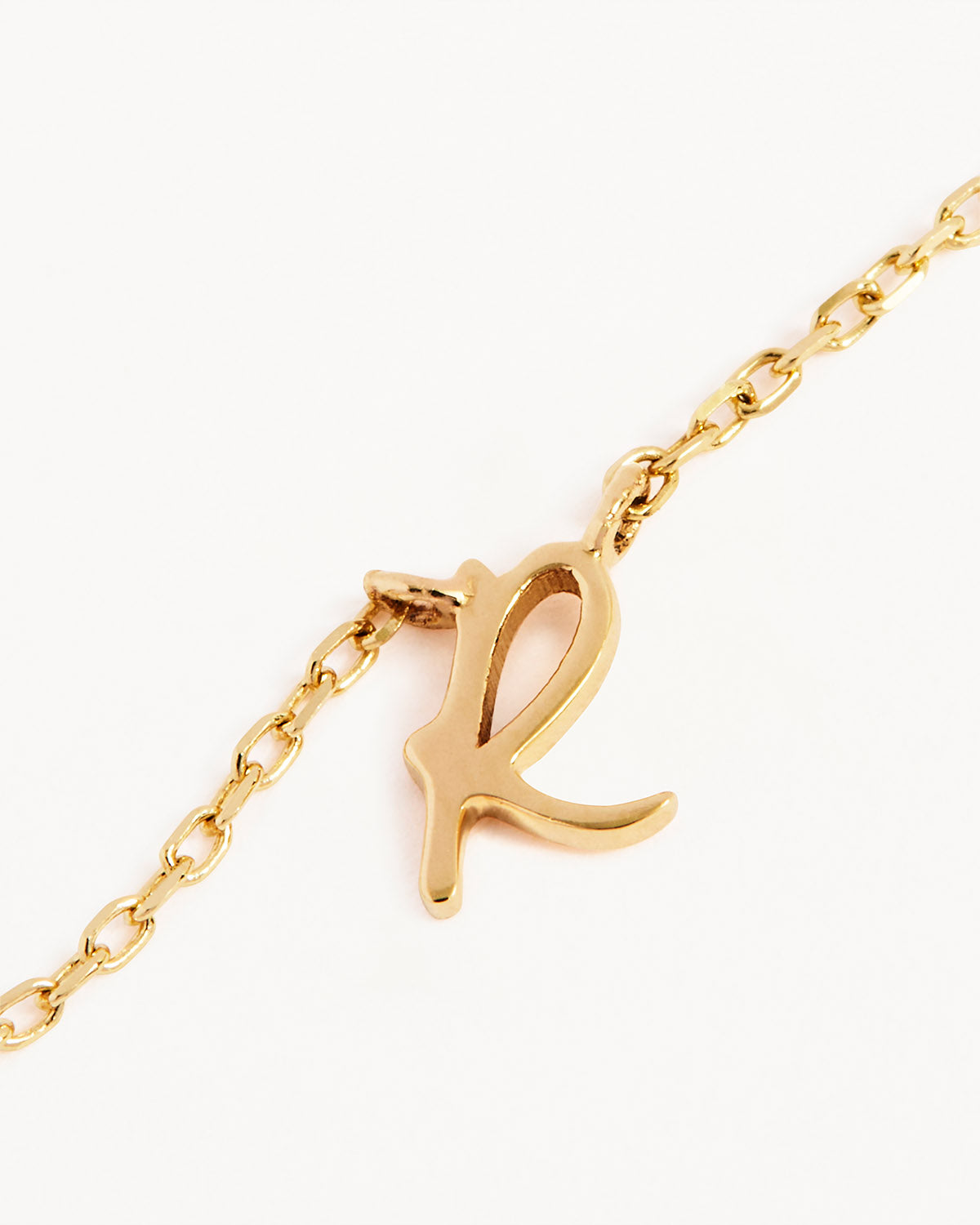 18k Plating Gold Love Letter Necklace