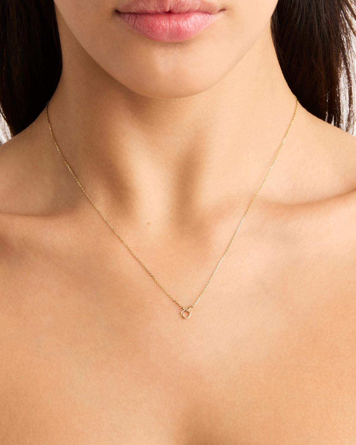 18k Plating Gold Love Letter Necklace