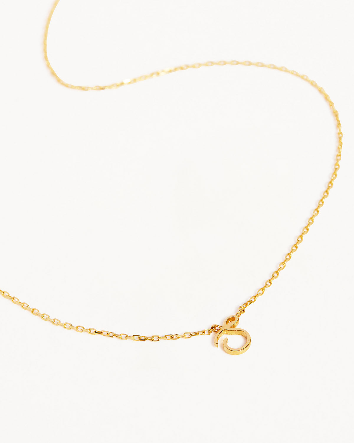 18k Plating Gold Love Letter Necklace